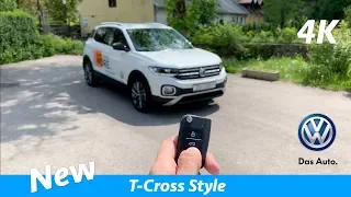 Volkswagen T-Cross Style 2019 - первый углубленный обзор в 4K | Интерьер - Экстерьер