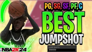 NEVER MISS AGAIN WITH THIS GLITCHED 100% GREEN JUMPSHOT! BEST JUMPSHOT NBA 2K24!