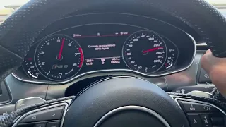 Audi RS6 C7 @ top speed. 316 km/h in 3.000 meters