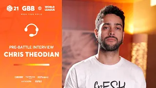 Chris TheOdian 🇫🇷 | GRAND BEATBOX BATTLE 2021: WORLD LEAGUE | Pre-Battle Interview