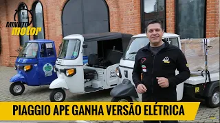 O tradicional Piaggio Ape ganha versão elétrica