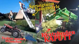 Kratzboden KAPUTT | BEST OF HANDY VIDEOS | Traktor macht Männchen | SPRUNGTURM BAUERNSTYLE