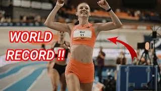 Fastest In History !! | Femke Bol Destroys 400 Meters | Dutch Indoor Championships 2024