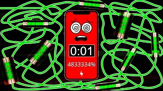 Overcharging Battery !!10000000% [2 Minute Timer Bomb] ⚡