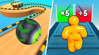 Going Balls | Tall Man Run - All Level Gameplay Android,iOS - NEW MEGA APK UPDATE