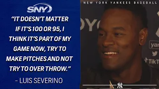 Luis Severino on making first start since 2019 in Yanks win over Red Sox |  Yankees Post Game