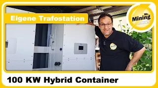 100 KW Hybrid Container = meine Eigene Trafostation;-) der Black out kann kommen💪