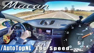 2019 PORSCHE MACAN | TOP SPEED on AUTOBAHN by AutoTopNL