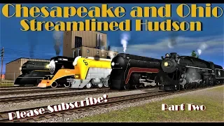 C&O Class L-1 Hudson Trainz Race *Part.2 --- Feat. N&W Class J, SP GS-3, B&M P4 and PRR K4s!