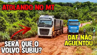 ENCRENCA no BARRO: LUTANDO para SAIR do ATOLEIRO! | POV Driving Truck DAF XF 530