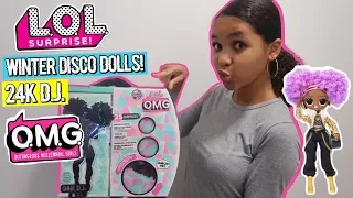 UNBOXING NEW LOL SURPRISE WINTER DISCO DOLL 24K DJ! | Inspiring Vanessa