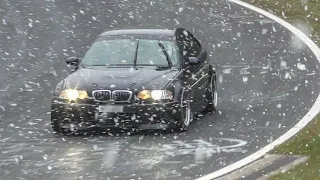 CRAZY Nurburgring WEATHER Conditions 2021 *SNOW & HEAVY RAIN*