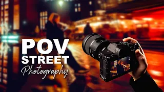 POV Street Photography in LOW LIGHT (Sony A7IV)