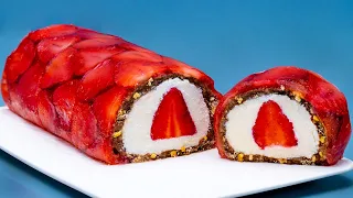 I taught all my friends how to make the fastest strawberry dessert!