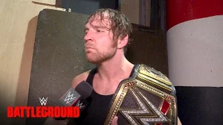 Dean Ambrose spricht über seine Titelverteidigung bei WWE Battleground, 24. Juli 2016