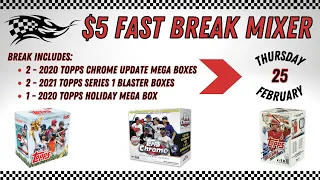 $5 Fast Break Mixer! 3 Breaks! Series 1, Chrome Update, Holiday & FIRE!