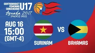 Surinam v Bahamas - Full Game - Centrobasket U17 Women's Championship 2017