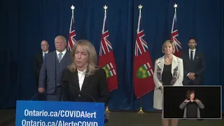 Premier Ford makes an announcement at Queen's Park | Oct 28