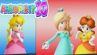 Mario Party 10 - Princesses Battle Peach vs Rosalina vs Daisy - Mushroom Park gameplay #9