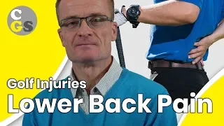 Golf Injuries - Lower Back Pain - MD Göbel | CONSISTENCY GOLF SWING