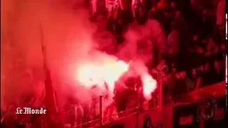 Bagarre générale dans un stade de Belgrade
