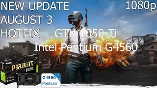 PUBG NEW PATCH #4.1 [PC] GTX 1050 Ti 4GB GDDR5 & Intel Pentium G4560