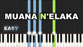 Moise Mbiye - Muana N'elaka | EASY PIANO TUTORIAL BY Extreme Midi