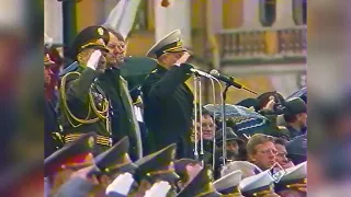 [Remaster Version] Russian Anthem - 9th May 1995 Victory Day Parade in St. Petersburg 4K