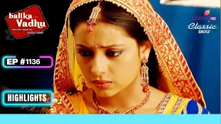 Anandi की हल्दी Ceremony | Balika Vadhu | बालिका वधू | Highlight | Ep. 1136