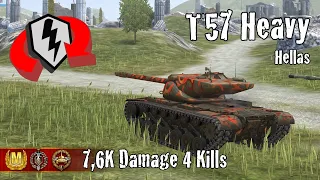 T57 Heavy Tank  |  7,6K Damage 4 Kills  |  WoT Blitz Replays