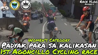 Padyak para sa kalikasan 1st Agoncillo Cycling Race | Women's Category | Road bike