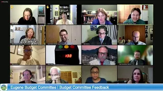 Eugene Budget Committee Meeting: October 27, 2021