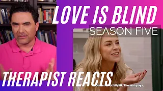 Love Is Blind - Season 5 - #30 - (Izzy & Stacy money fight) - Therapist Reacts