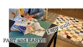 FAST and EASY - Sew one today! - I spy quilt