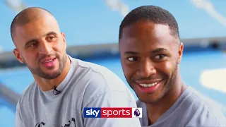 Raheem Sterling and Kyle Walker argue over who is faster! | Man City Higher or Lower Quiz