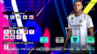 🆕 eFootball PES 2024 PPSSPP New Full Transfers 2024 & Kits 2024-25 Real Faces Camera PS5 Graphics HD