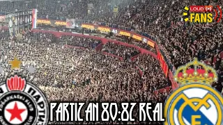 Partizan - Real Madrid: Osetite atmosferu uživo u Areni među Grobarima