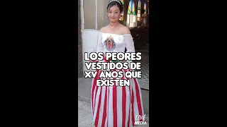LOS PEORES VESTIDOS DE XV AÑOS QUE PODRÍAN EXISTIR #Shorts