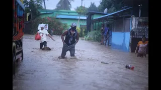 Catastrophic inundation in Dili, Timor Leste 13.03.20 after a very heavy rain. Udan boot compilation