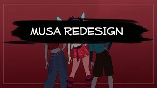 Playing with Witches || Drawing Musa (Winx Club Rewrite)