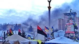 #Евромайдан Киев: готовы с новыми БАРРИКАДАМИ к защите #euromaidan