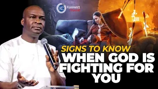 HOW TO KNOW WHEN GOD IS FIGHTING FOR YOU - APOSTLE JOSHUA SELMAN
