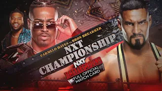 NXT Battleground 2023 Full Official Match Card HD