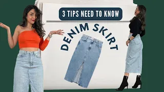 HOW to Style a Denim Skirt? | Fashion Tips You Need to Know