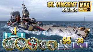 Battleship St. Vincent: Slow start, furious ending - World of Warships