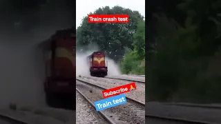 train crash test 😨😱 #shorts