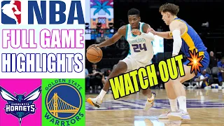 Charlotte Hornets vs Golden State Warriors [FULL GAME] QTR Feb 23, 2024 | NBA Highlights 2024