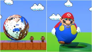 Mario eats a weird Mushroom and then this happened [RTX ON] 🍔🎈