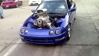 Blown 454 big block powered acura integra