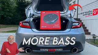 Cerwin-Vega Spare Tire Subwoofer Install In My 2022 BRZ 🔊